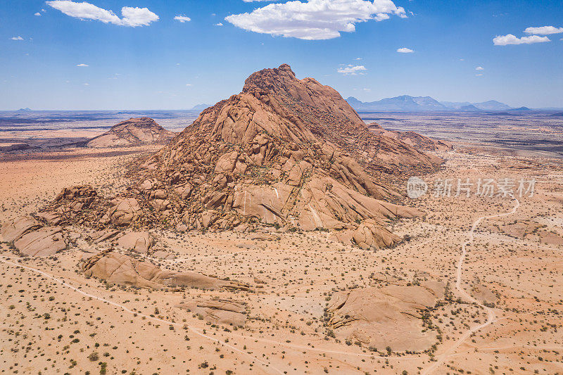 Namibia Pontok Mountains Spitzkoppe Drone Panorama Africa